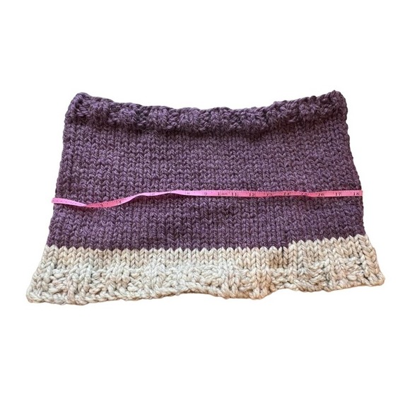 Handmade Knit Winter Hat and Large Infinity Scarf.